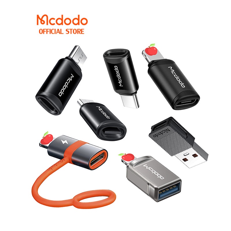 Mcdodo Adapter Charging Cable Converter Usb Micro Iphone Typec Otg