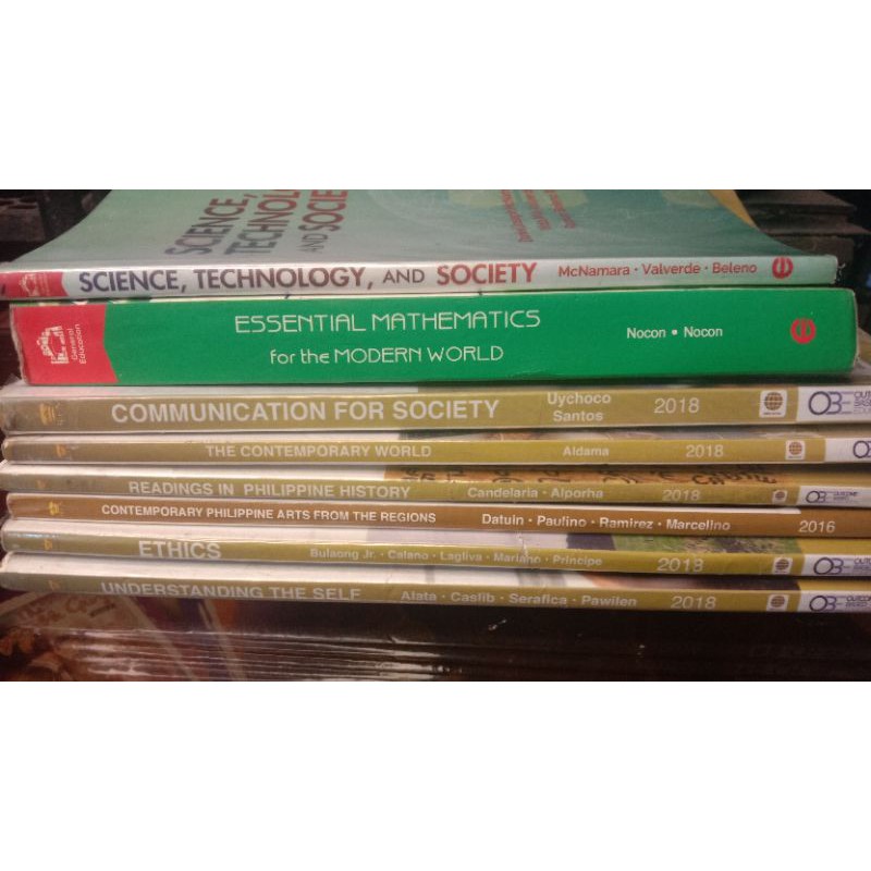 FIRST ( 1ST ) YEAR COLLEGE BOOKS GENERAL EDUCATION COURSE ( GEC ) REX