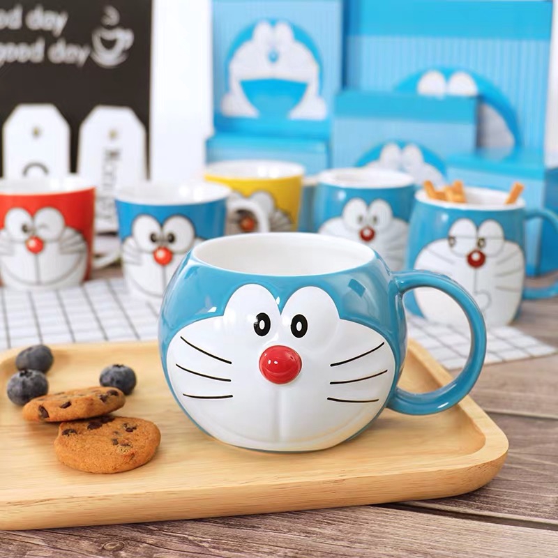 Creative Cute Doraemon Cartoon Cup Milk Cup Children Cup Household ...