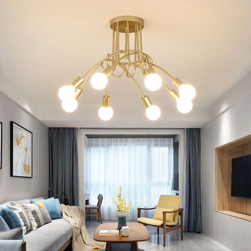 【Ready Stock】Nordic Chandelier Ceiling Light Chandelier Terrace Pendant ...