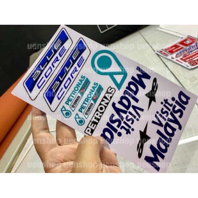 Sticker DECAL bluecore yamaha petronas alpinestars visitmalaysia ...