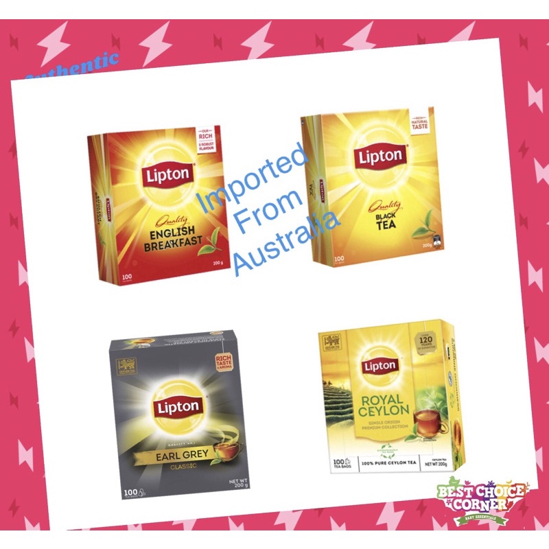 Lipton Quality Tea Bags 100 pack Shopee Philippines