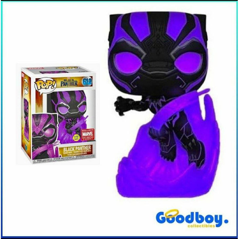 Funko pop black hot sale panther purple glow