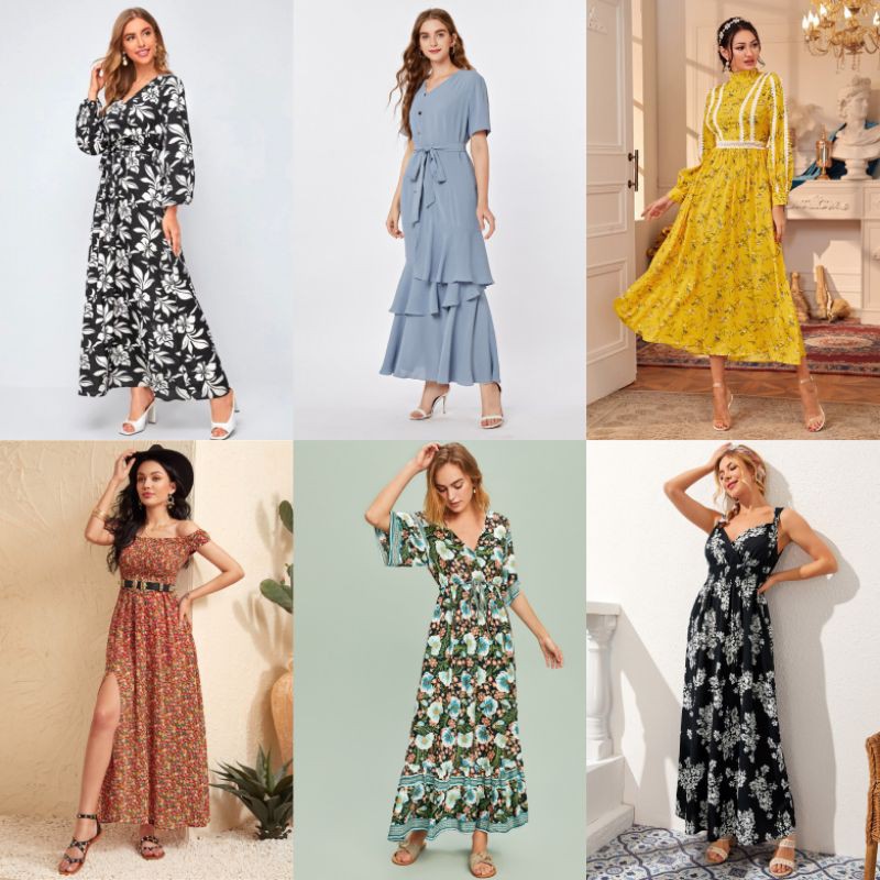 Long dresses hot sale on shein