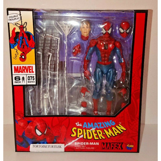 Mafex Spider-Man Action Figure MAFEX No.075 The Amazing Spider-Man