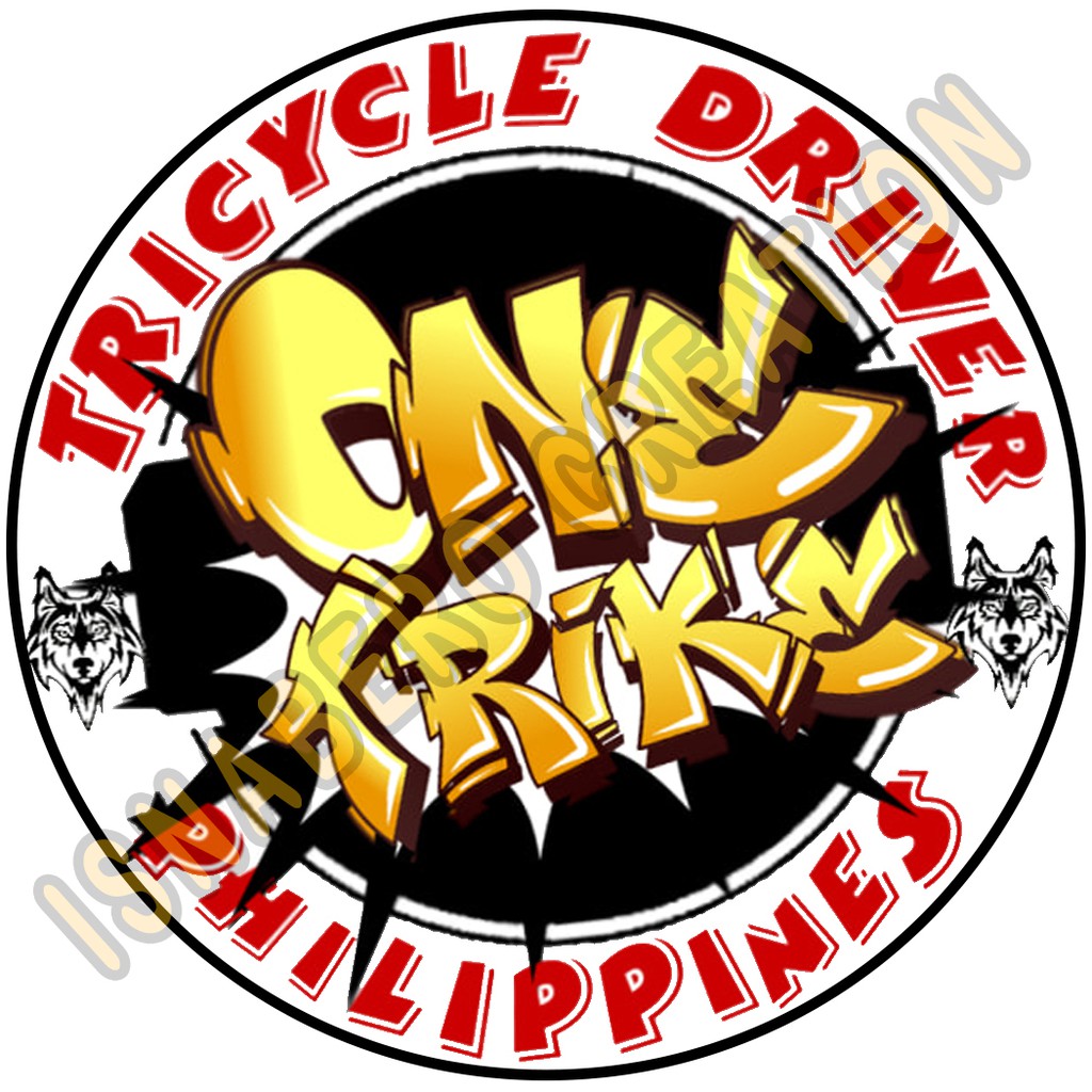 ONE TRIKE STICKER LOGO Indoor/Outdoor Sticker 4pcs Shopee Philippines