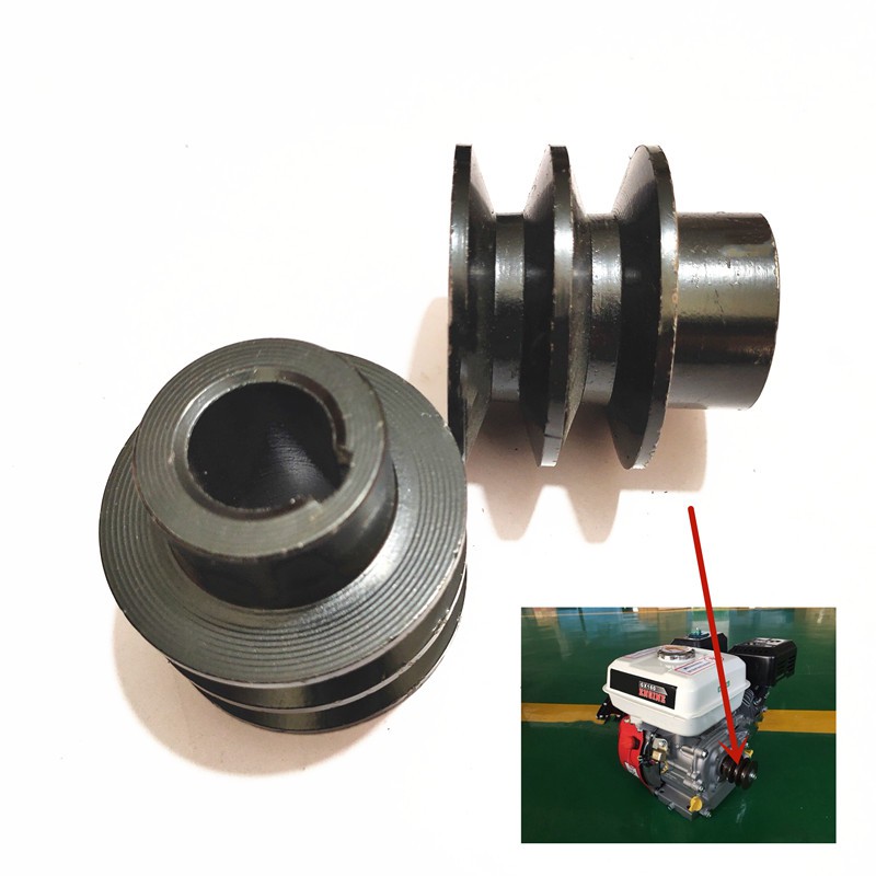 V Belt Pulley Bore Die Double Groove For gasoline engine pulley 168F ...
