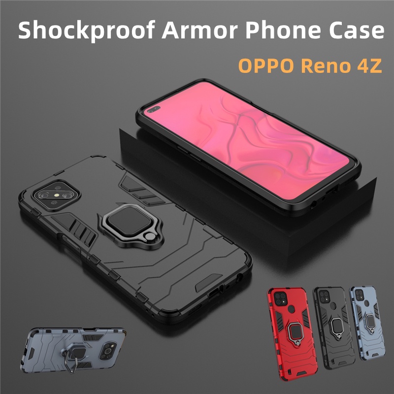 Shockproof Armor Casing For OPPO Reno 4Z 5G 4 3 Pro 3Pro 4Pro 4F Phone ...
