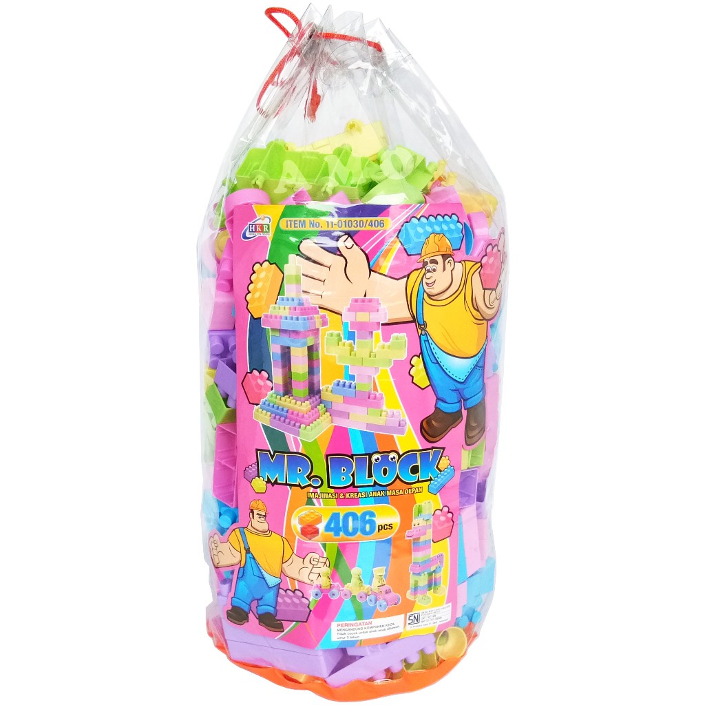 MR BLOCK 406 PCS - EDUCATIVE EDUCATION BLOCK TOY | Shopee Philippines