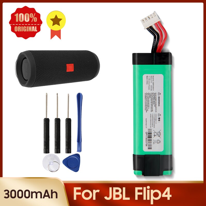 Jbl flip 4 battery hot sale size