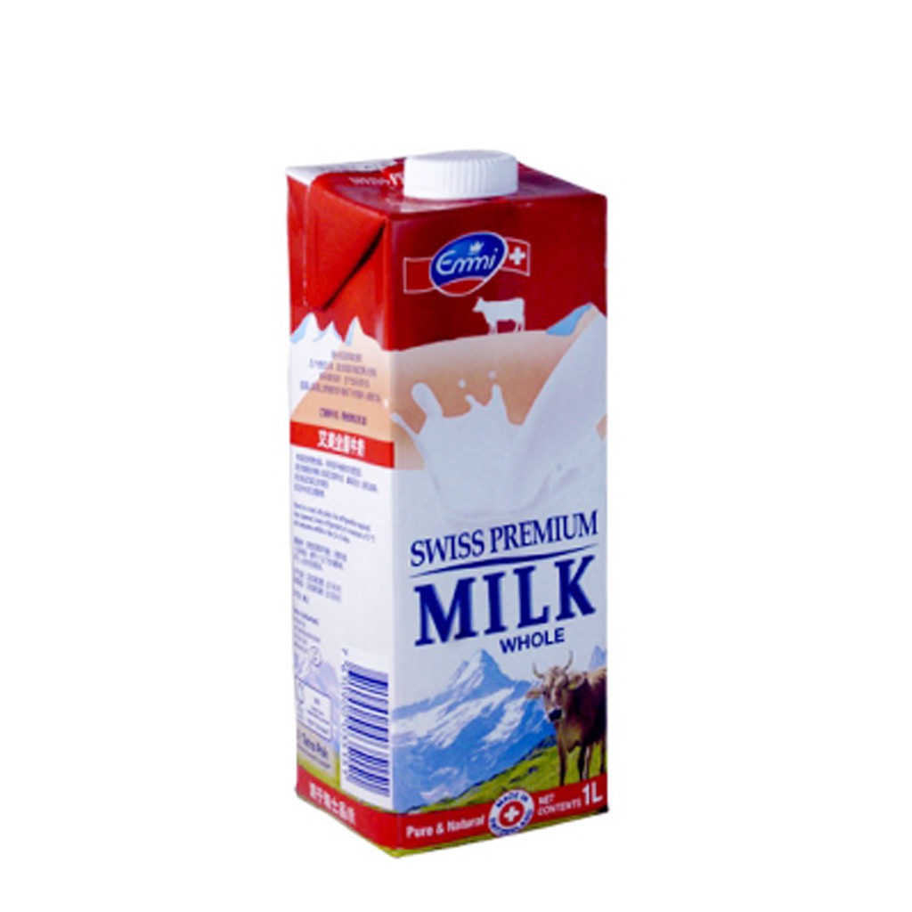 Emmi Swiss Premium Milk Cream Fresh Milk Premium Box 1L | Shopee ...