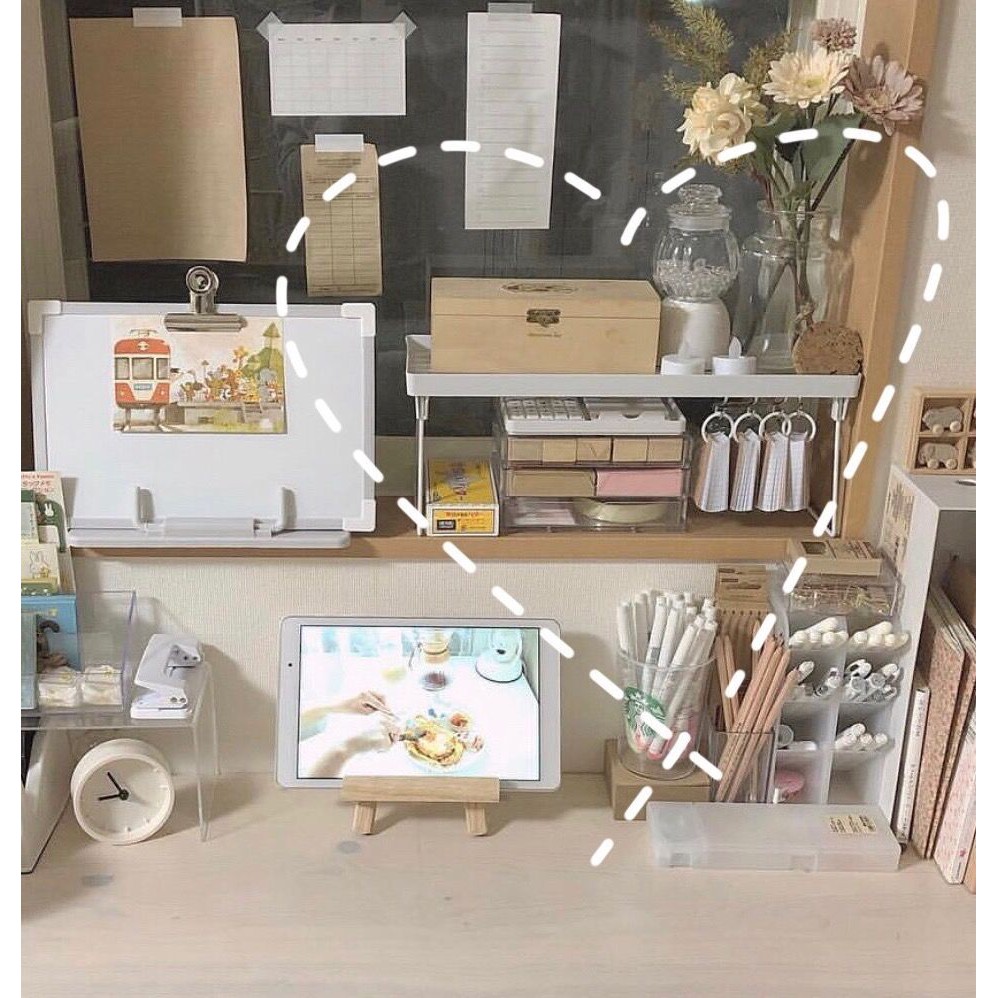 Ohaya 丨 Korea ins Muji Style Simple Foldable Storage Rack Student ...