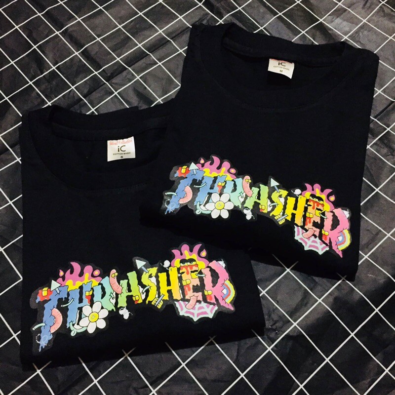 Thrasher couple outlet shirts