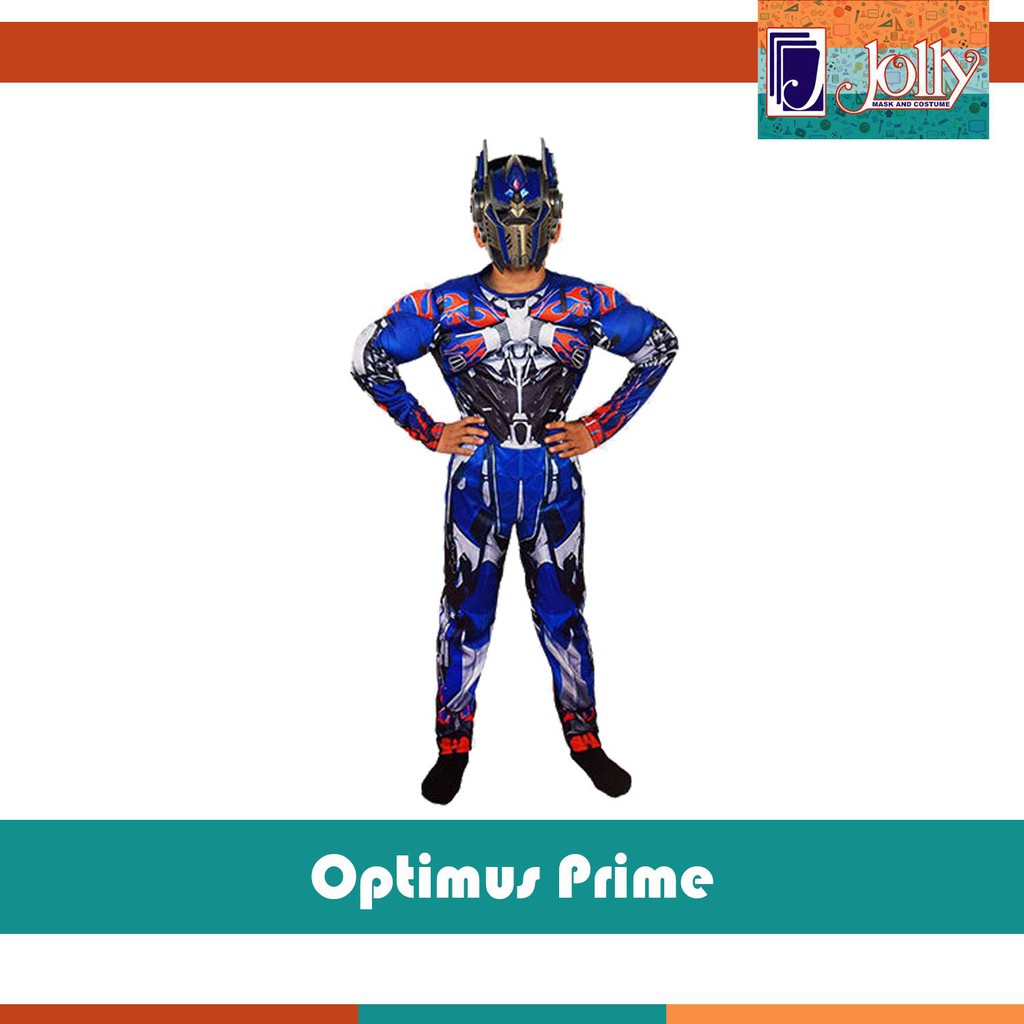 Kids Muscular Cosplay Costume 003 - Optimus Prime Kids Muscular Costume ...