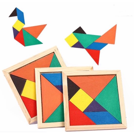 [VS] EDUCATIONAL TOYS WOODEN PUZZLE TANGRAM (WR-009/WR-010/WR-011/WR ...