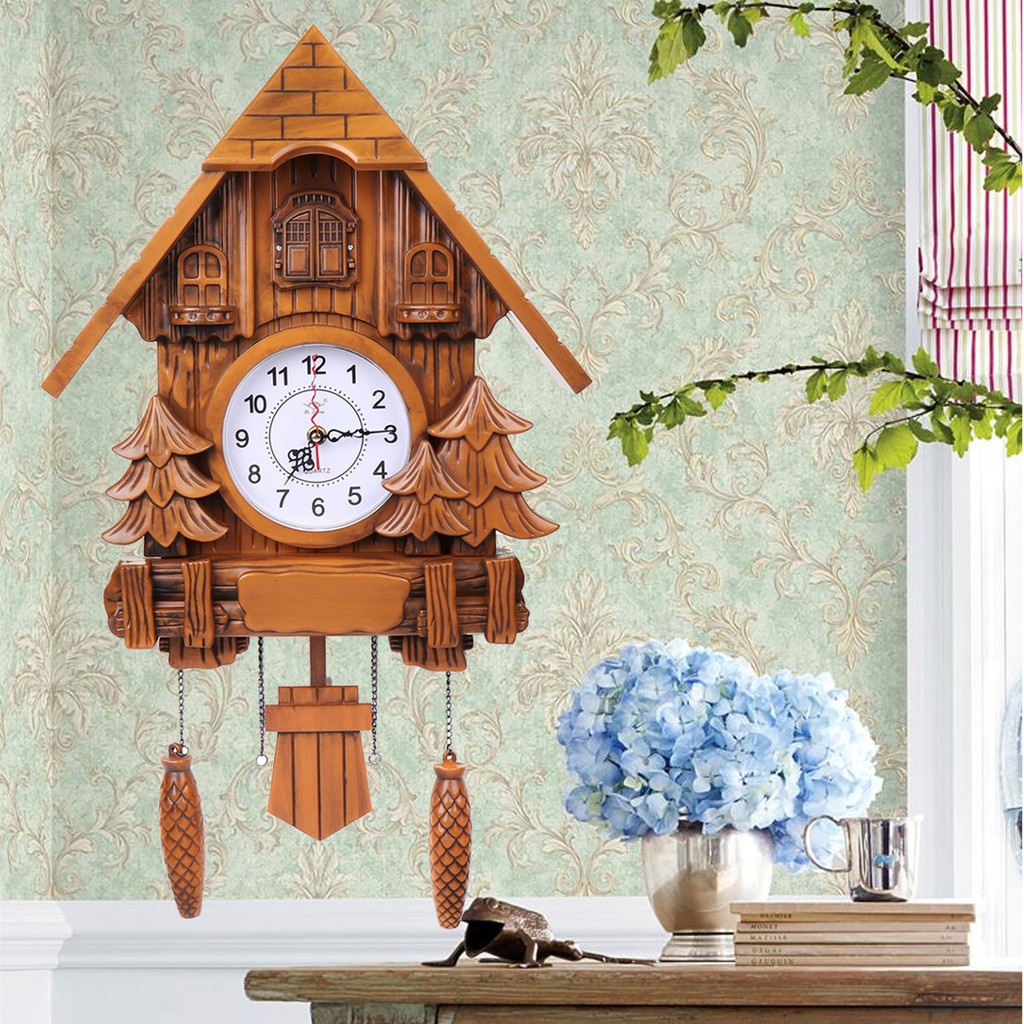 Gift from shopping cart 【Fast Deliver】Vintage Style Cuckoo Clock Forest