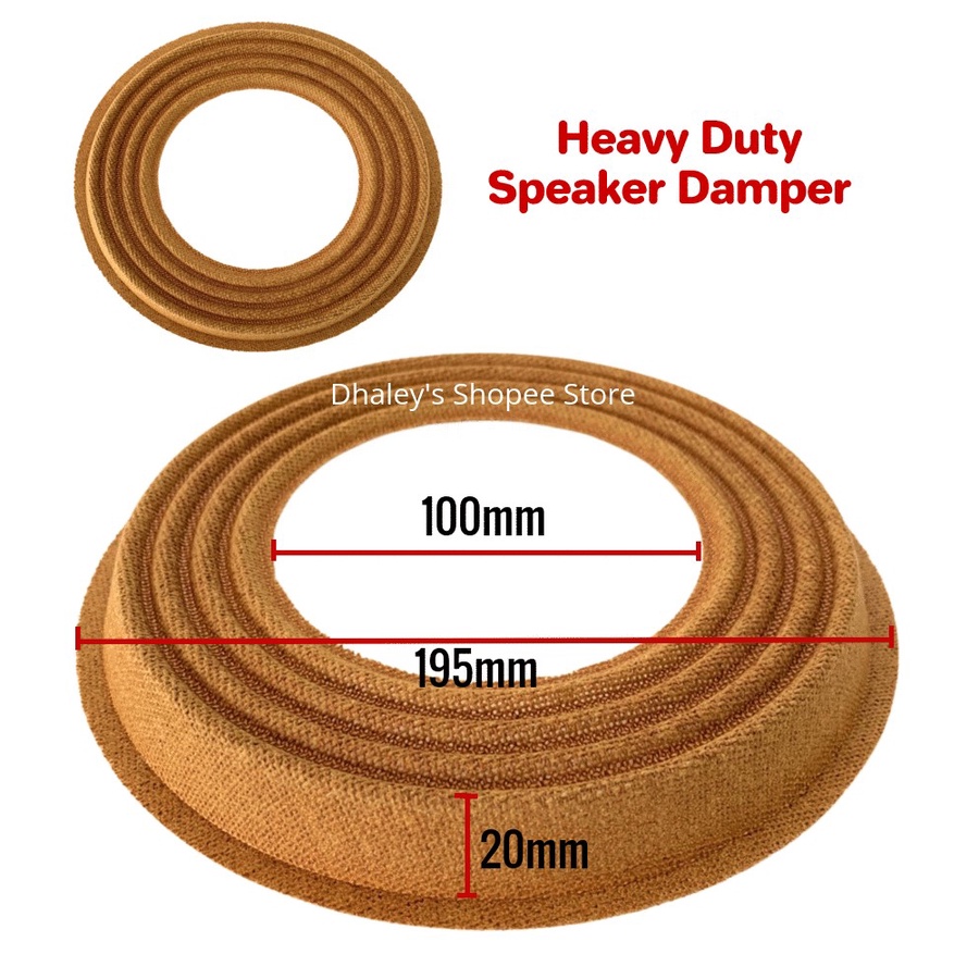 Speaker Damper 195mm x 20mm / Replacement Speaker Spider Heavy Duty ...