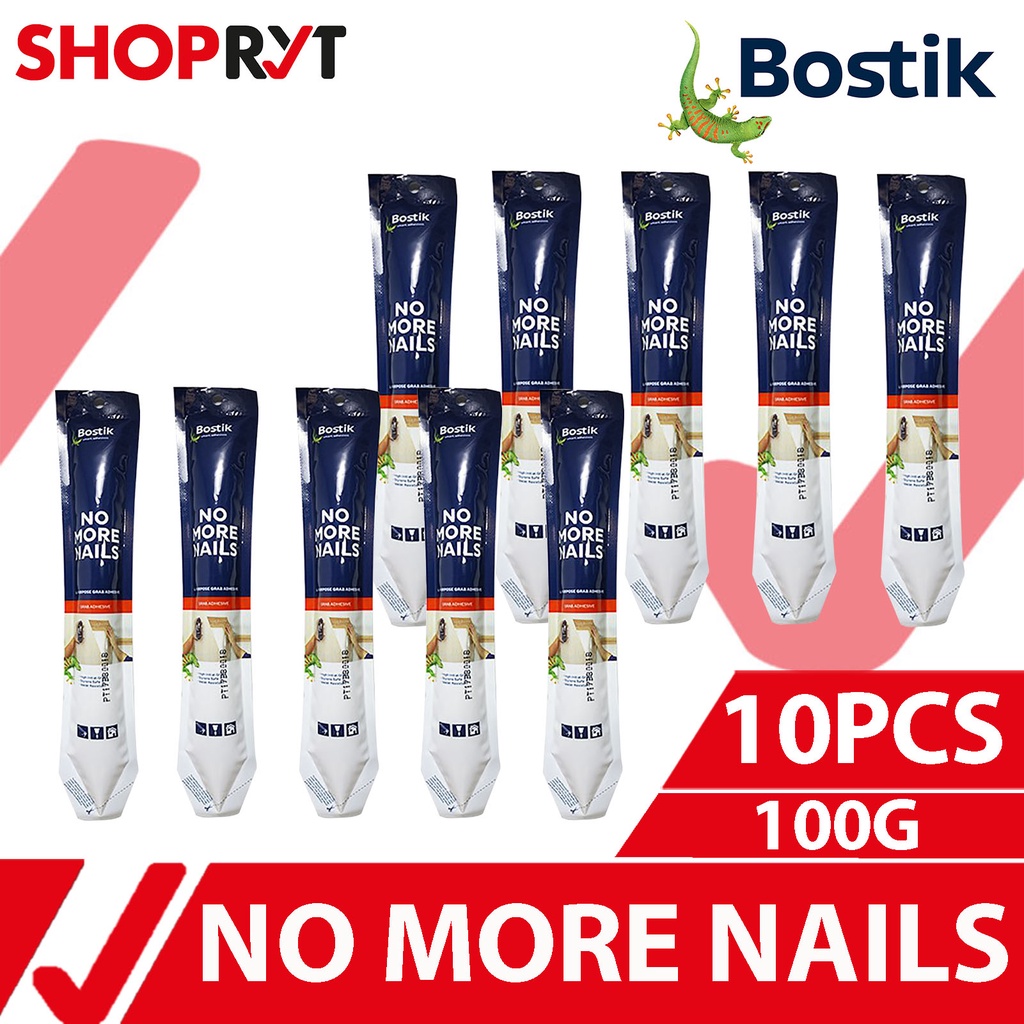 Bostik No More Nails MultiPurpose Construction Adhesive 100g x 10pcs
