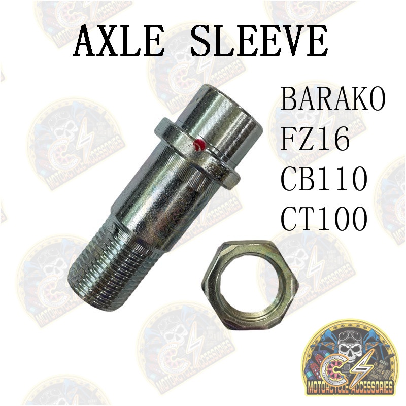 CS Motorcycle rear axle sleeve barako/ct100/fz16/cb110 | Shopee Philippines