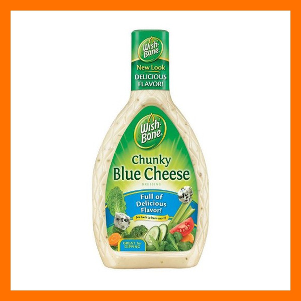 WishBone Chunky Blue Cheese Dressing 0.44litre Shopee Philippines