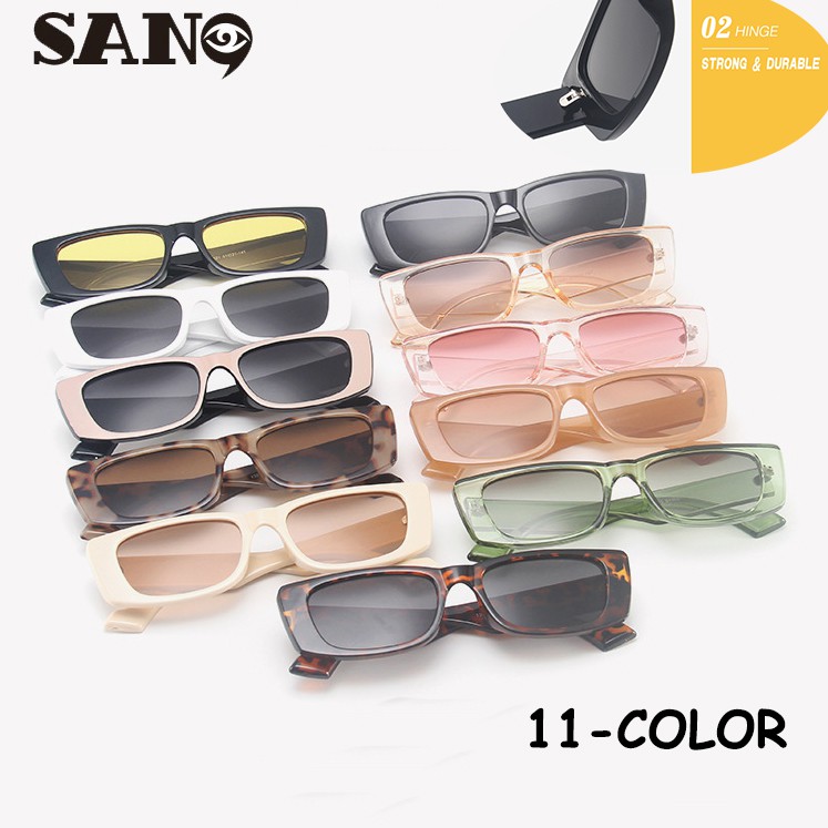 Retro Small Square Frame Polygonal Sunglasses For Men And Women