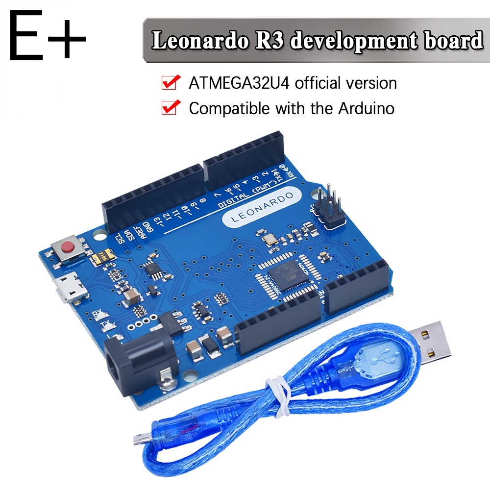 Leonardo R3 Microcontroller Atmega32u4 Development Board With USB Cable ...