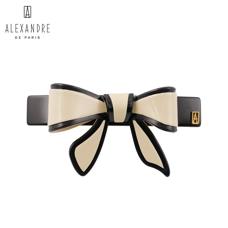 ∈♝France Alexandre De Paris Alexandre Diana bow 6 cm hair clip hair