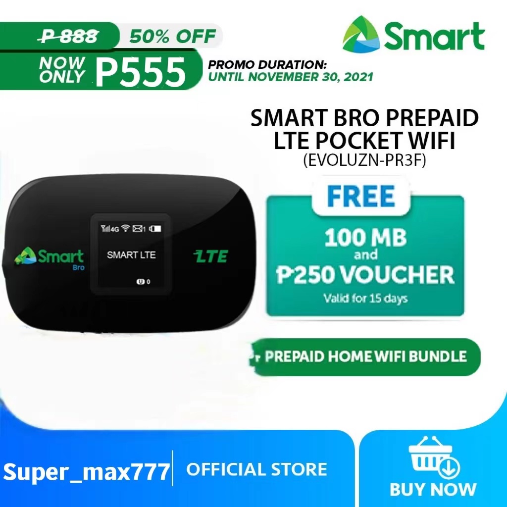 Smart Bro Prepaid LTE Pocket WiFi