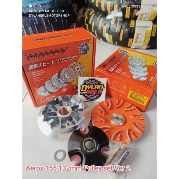 Pitsbike Pulley Set V2 For Aerox 155 (132mm) Shopee Philippines