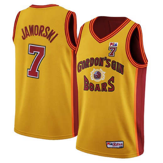 PBA RETRO JERSEY, 1997 GORDON'S GIN ROBERT JAWORSKI #7 JERSEY, FULL  SUBLIMATION