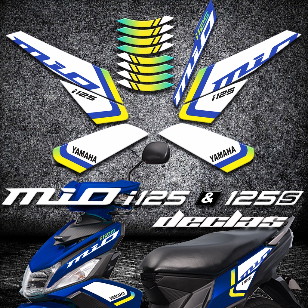 2021 MIO I 125 & 125s STOCK DECALS STICKER FOR YAMAHA M3 MOTORCYCLE