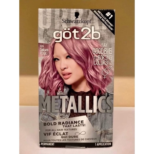 Got2b Metallic Permanent Hair Color, 1 Application | Shopee Philippines