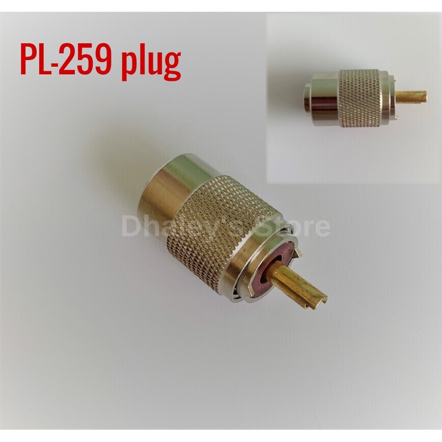 2 pcs PL-259 Plug Male UHF Connector Pl259 plug PL259 connector for ...