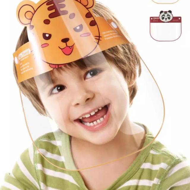 Child face shield Visor - tiger | Shopee Philippines