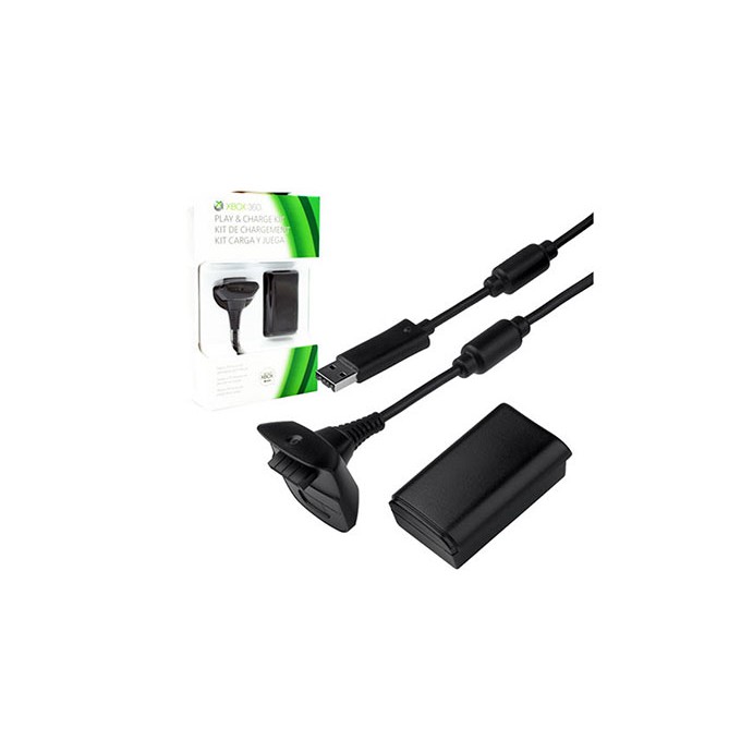 Xbox plug and hot sale play charge kit