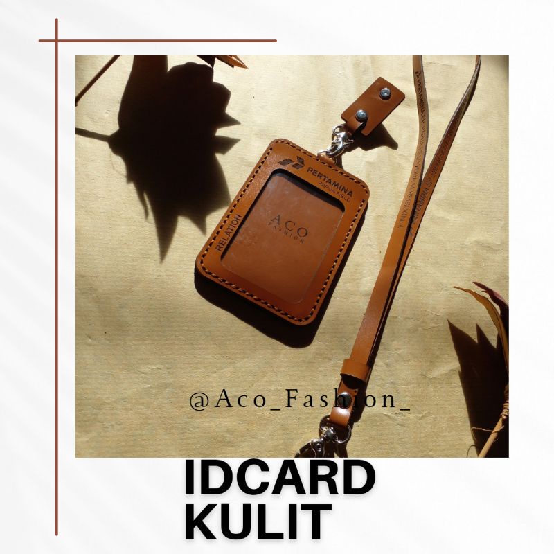 Leather Id card HOLDER/Genuine Leather Id card/custom Leather Id card