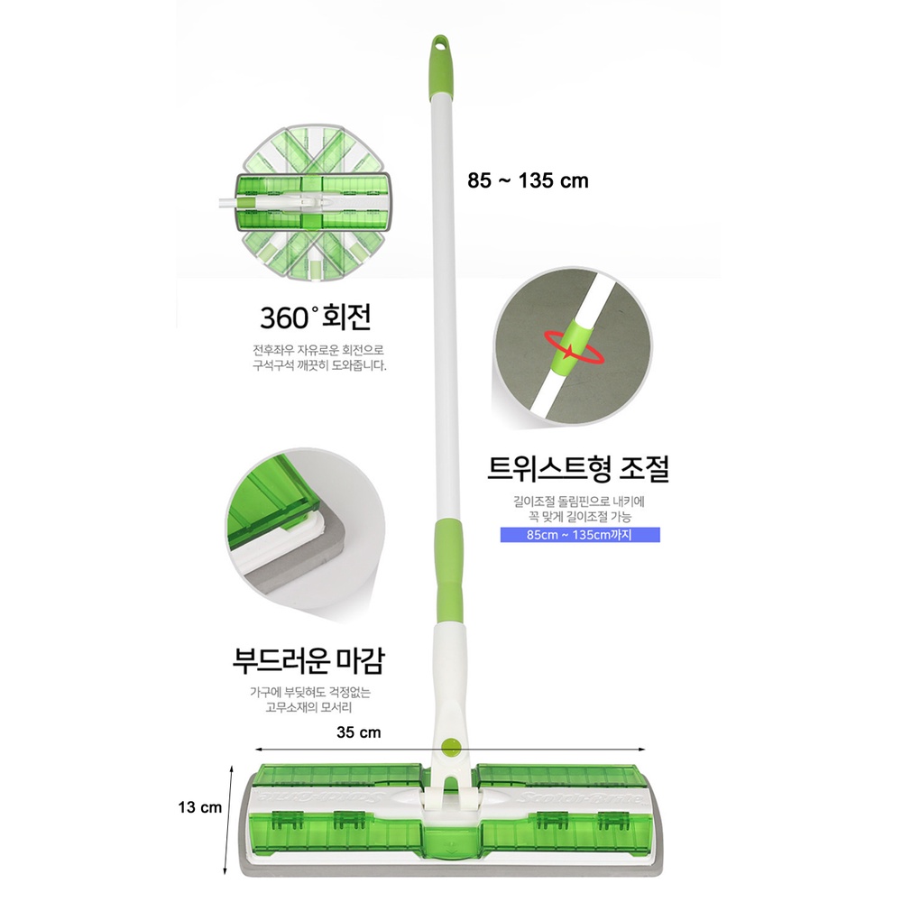 3M ScotchBrite Sweeper Mop / Electrostatic Cleaning Cloth Dry Refill