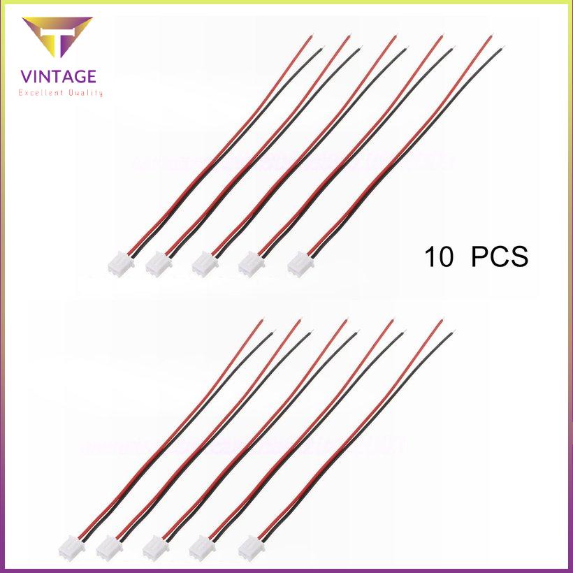 10 Sets Mini Micro Jst Xh254mm 2 Pin Connector Plug With Wires Cables 150mm 523 Shopee 0539