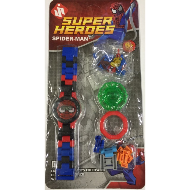 Spiderman lego watch new arrivals