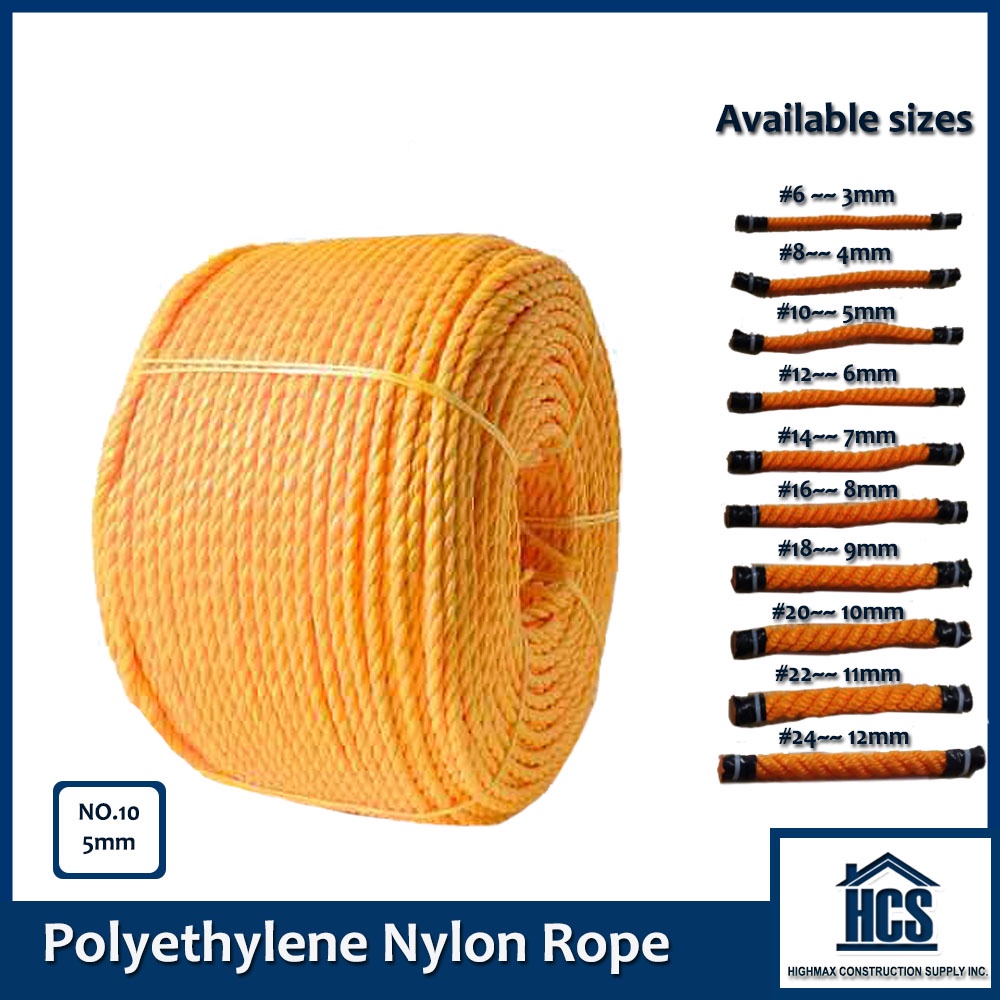 5mm Yellow Strong Rope