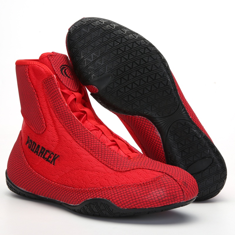 New professional men women hightop wrestling shoes weightlifting gym