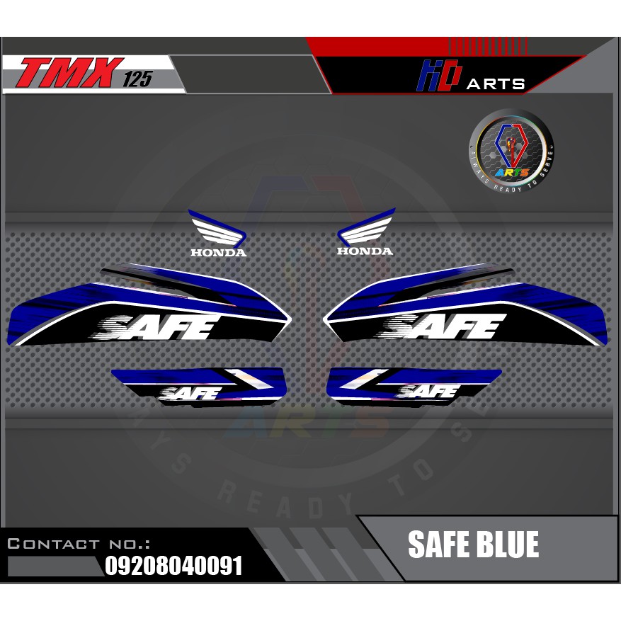 tmx 155 sticker design