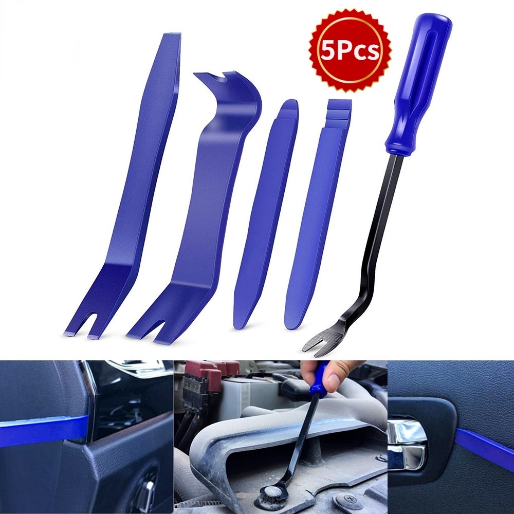 5Pcs Car Door Clip Panel Audio Video Dashboard Removal Kit Installer ...