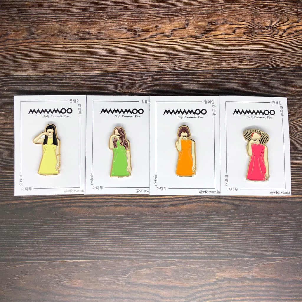 Mamamoo MOOMOO Tie Dye Rainbow Fandom Name  Pin for Sale by
