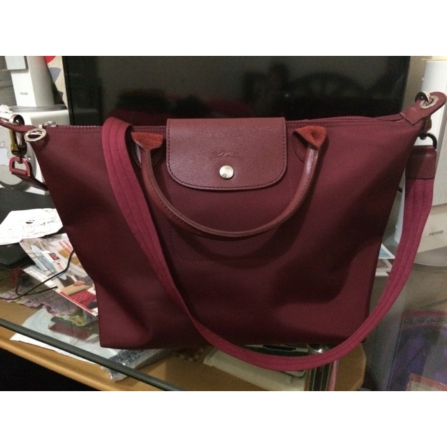 Longchamp maroon discount neo