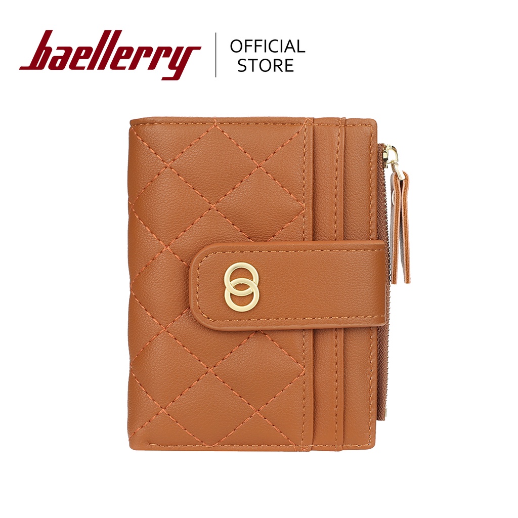Baellerry Short Wallet Purse Mini Card Holder Female Zipper Coin Pocket ...