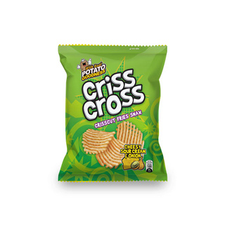 Criss Cross Cheesy Sour Cream & Onion Snack 20g (Set Of 10) | Shopee ...