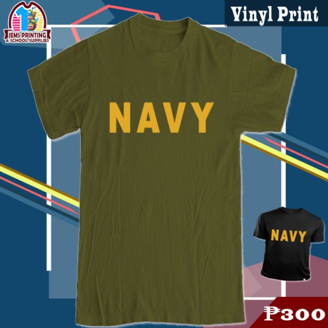 Navy green hotsell t shirt