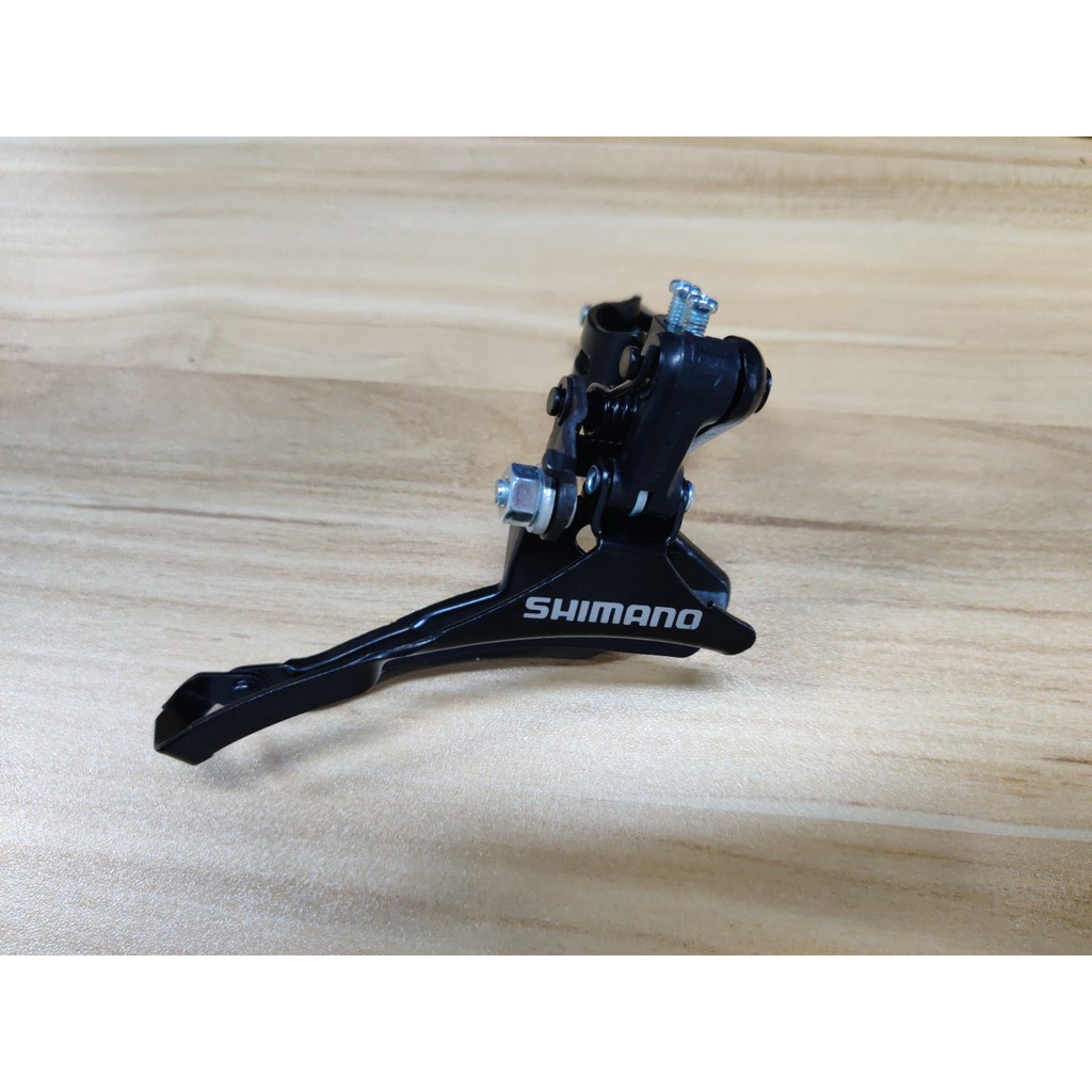 Dérailleur Avant Shimano Tourney TZ FD-TZ500 Pour VTT, 3x6/7 Vitesses, Tirage Haut, Noir, Neuf