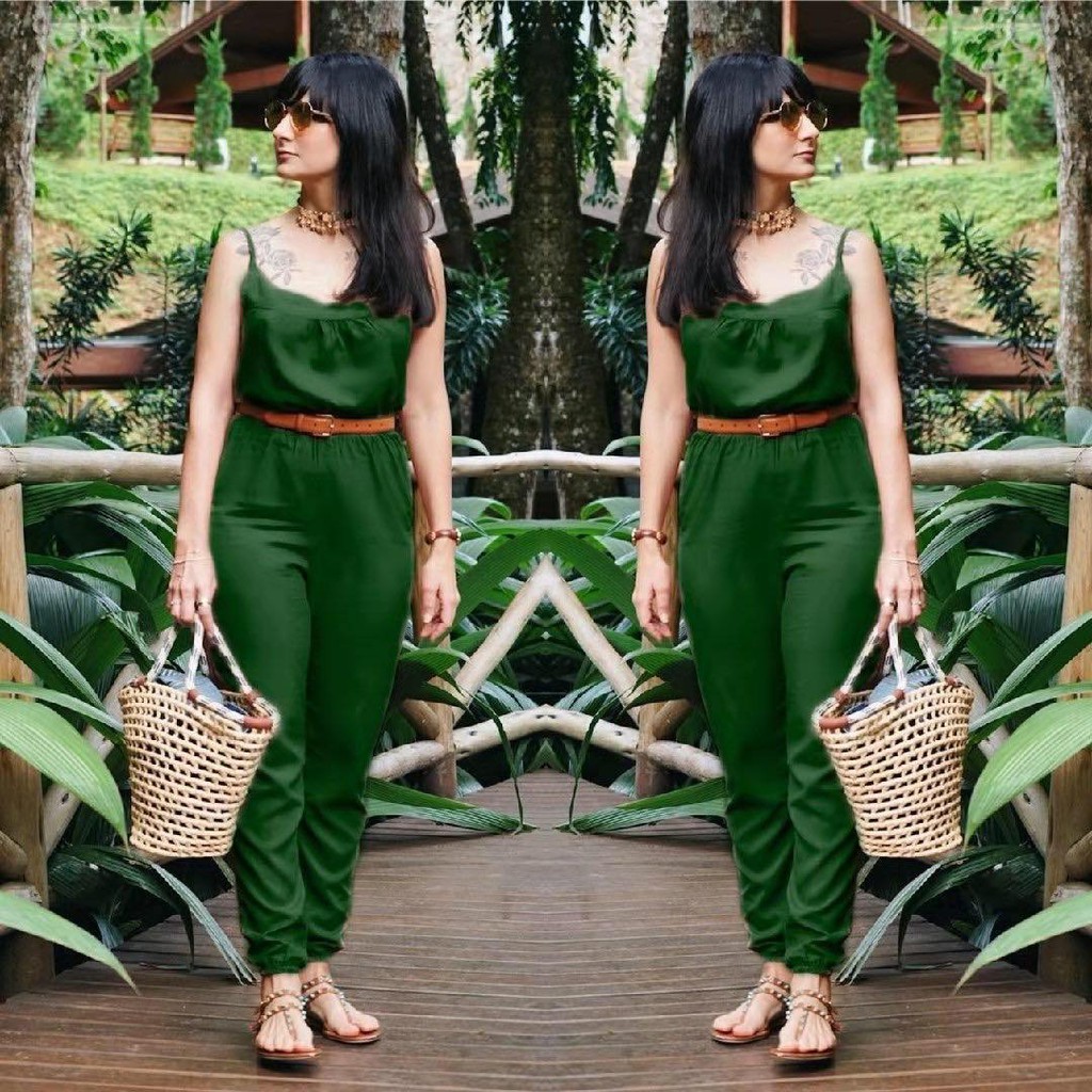 casual elegant romper beach formal jumpsuit summer cotton women | Shopee  Philippines